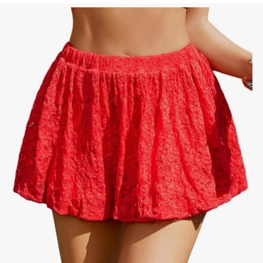 Avidlove Women Lace Skirt Mini Skirt Short Casual Skirt y2k Going Out Skirt